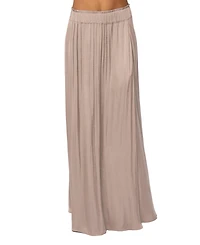 Jluxlabel Women's River Satin Maxi Skirt