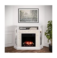 Augusta Home Redden Corner Electric Fireplace With Touch Screen