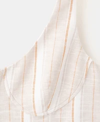 Mango Women's Striped Linen Dress