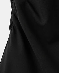 Mango Women's Gathered Sides Cotton Dress