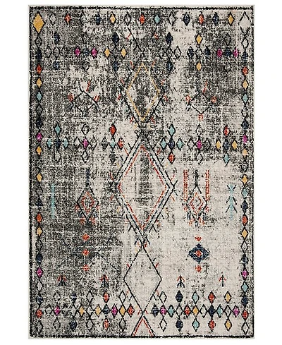 Safavieh Adirondack 210 Light Gray and Fuchsia 8' x 10' Area Rug
