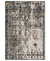 Safavieh Adirondack 210 Light Gray and Fuchsia 8' x 10' Area Rug