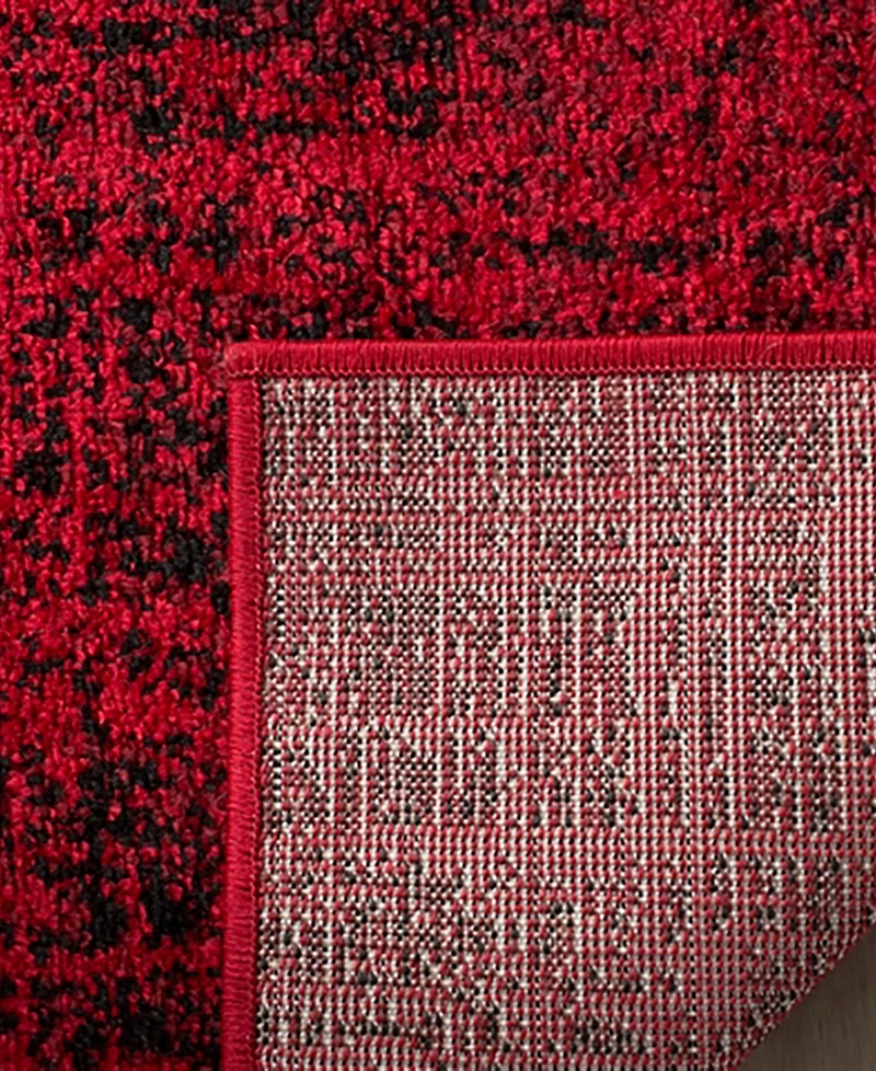 Safavieh Adirondack Red and Black 5'1" x 7'6" Area Rug