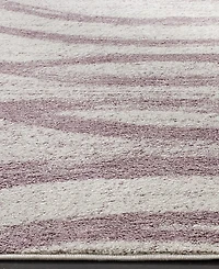 Safavieh Adirondack 125 Cream and Purple 5'1" x 7'6" Area Rug