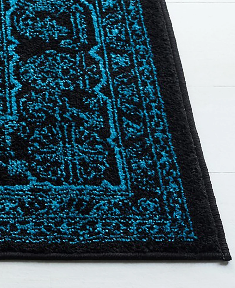 Safavieh Adirondack Black and Teal 5'1" x 7'6" Area Rug