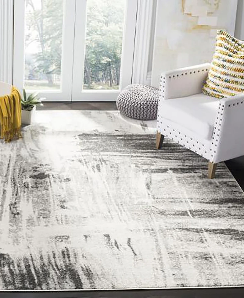 Safavieh Adirondack 133 Ivory and Gray 5'1" x 7'6" Area Rug