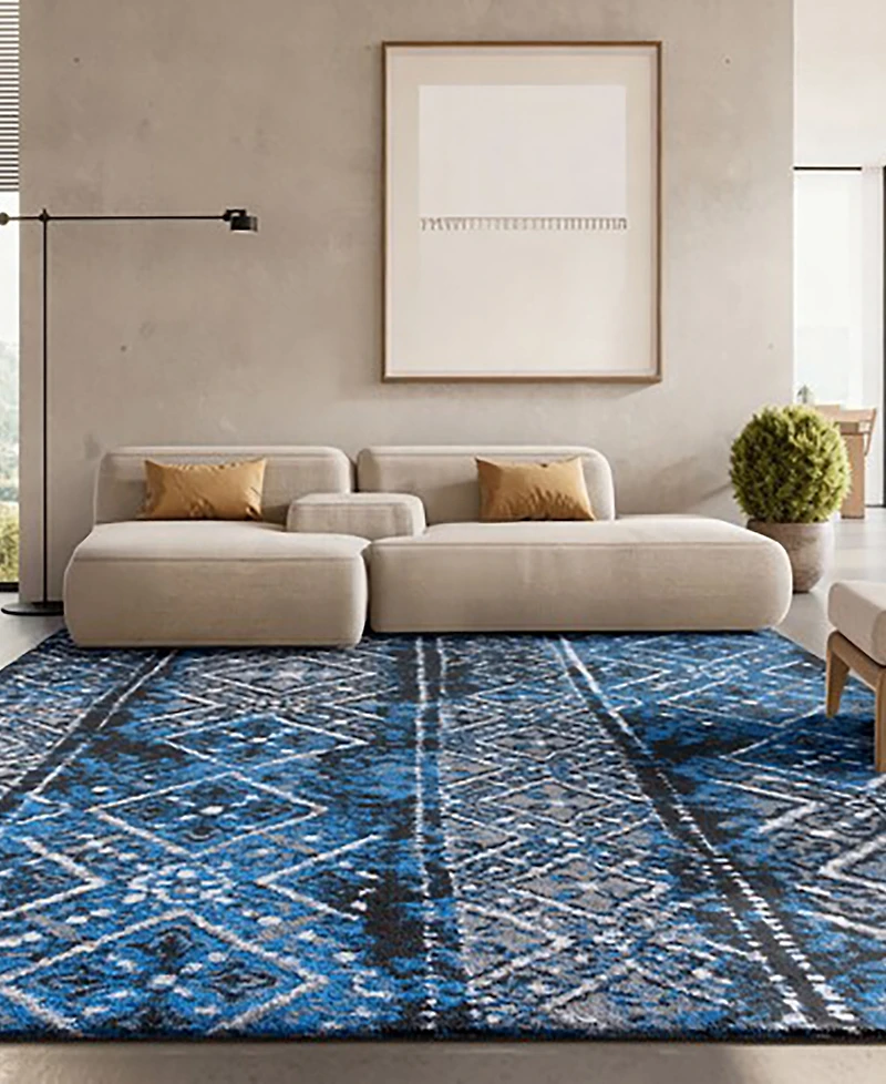 Safavieh Adirondack Silver and Black 8' x 10' Area Rug