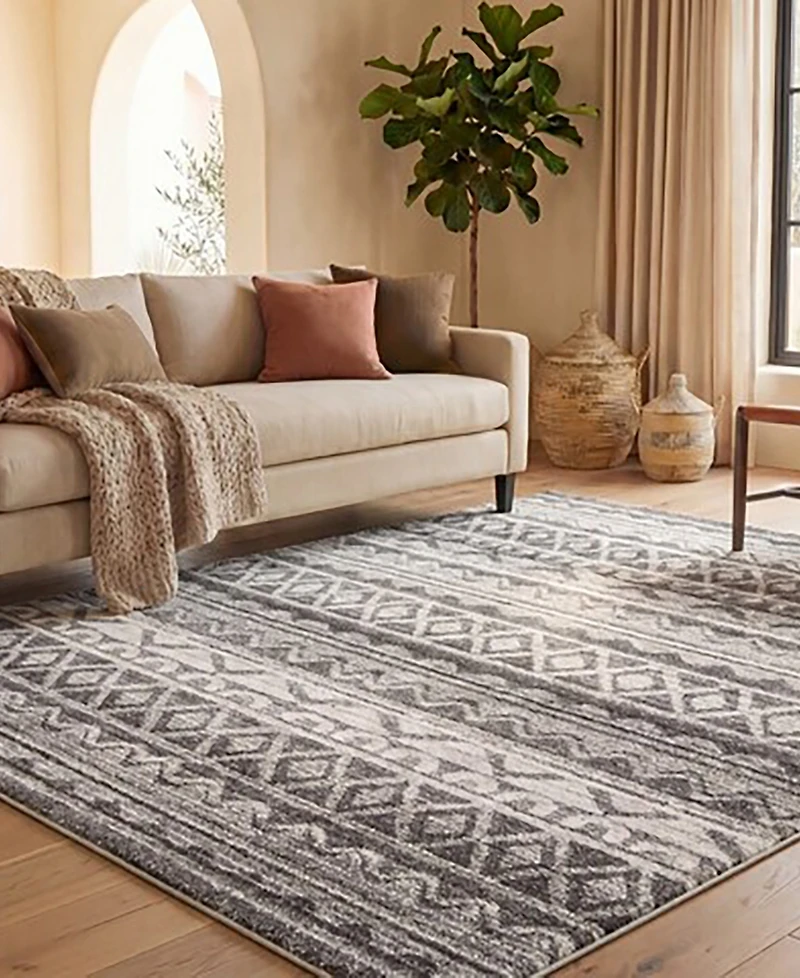 Safavieh Adirondack 119 Ivory and Charcoal 8' x 10' Area Rug