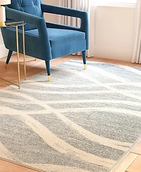 Safavieh Adirondack 125 Cream and Slate 5'1" x 7'6" Area Rug