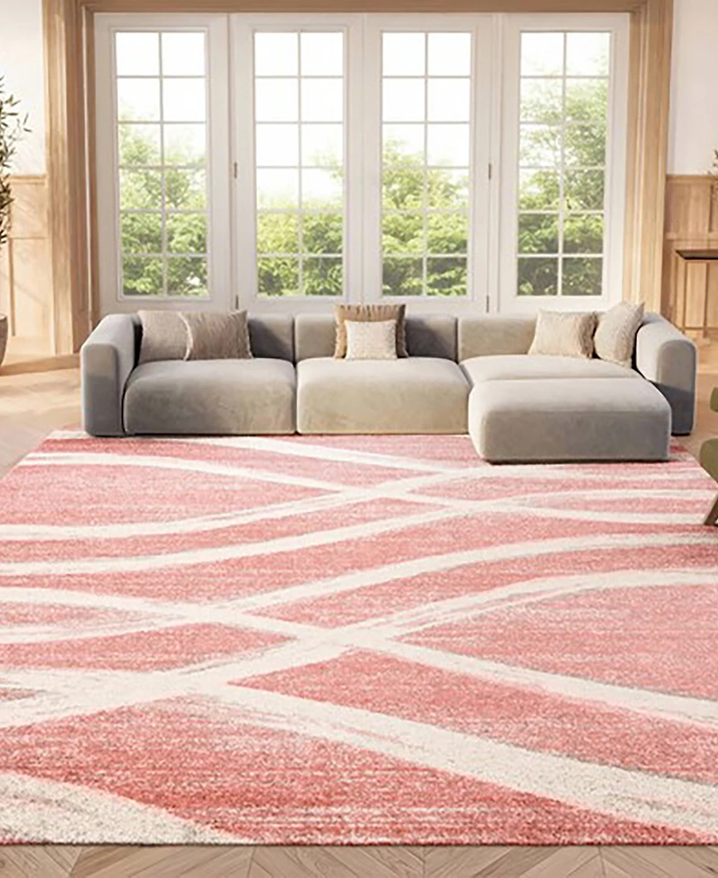 Safavieh Adirondack 125 Rose and Cream 8' x 10' Area Rug