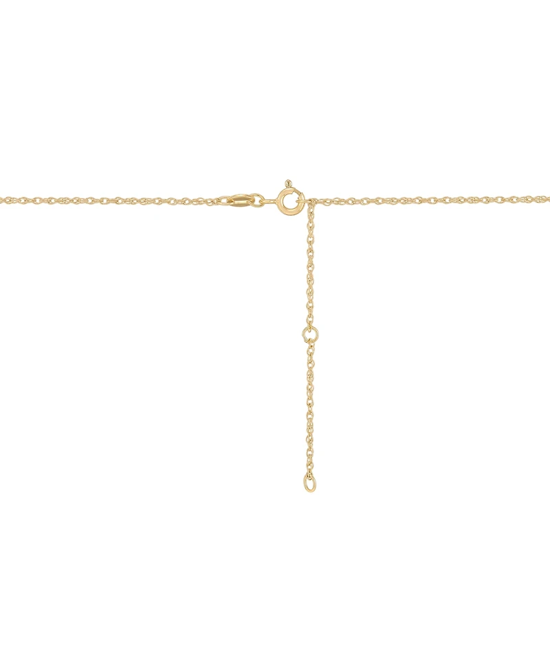 Macy's Multi-Gemstone (1-7/24 ct. t.w.) Pendant Necklace in 14k Yellow Gold-Plated Sterling Silver