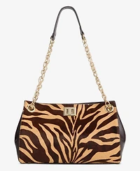 I.n.c. International Concepts Harperr Zebra-Print Shoulder Bag, Macy's Exclusive