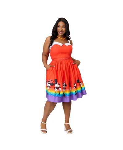 Unique Vintage Plus Rachel Swing Dress