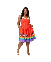 Unique Vintage Plus Rachel Swing Dress