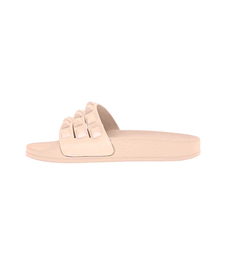 Carmen Sol Girls Mini Blush Slides Sandals