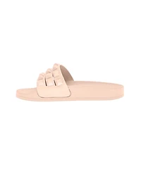 Carmen Sol Girls Mini Blush Slides Sandals
