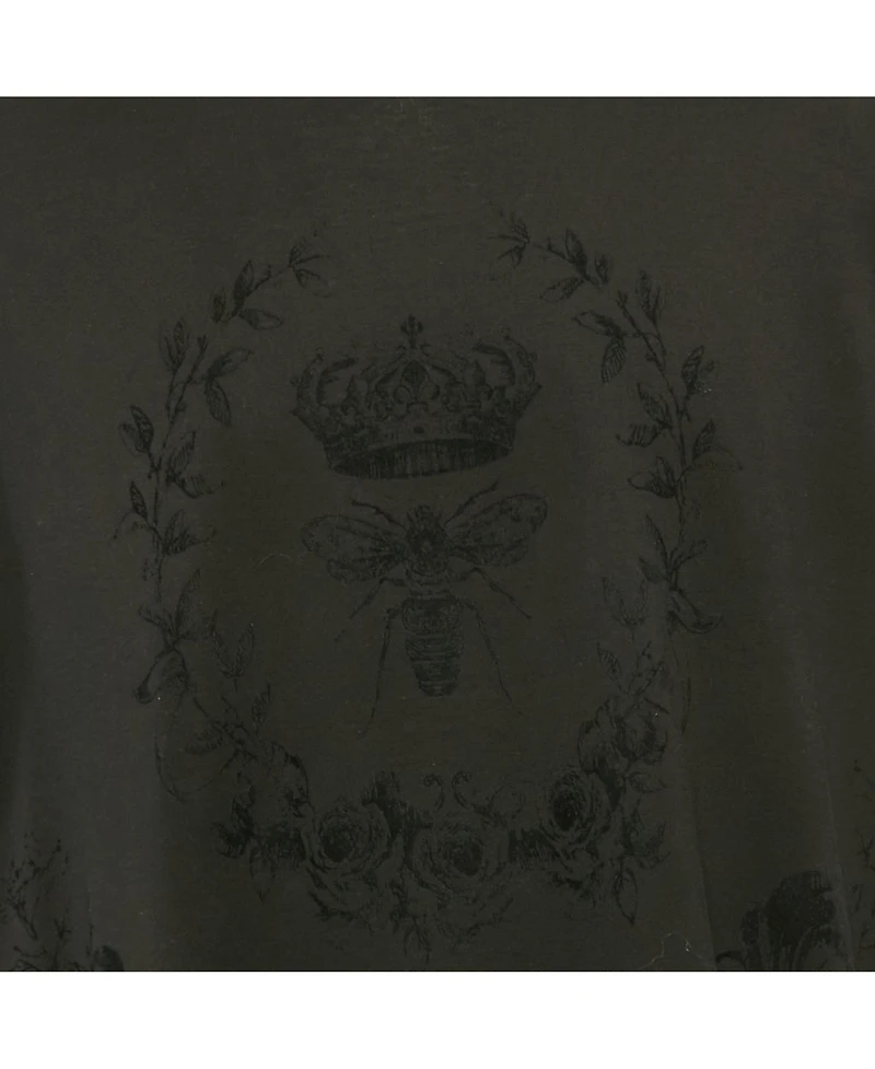 Pre-Owned Dolce & Gabbana Men's Velvet Print Cotton Knit T-Shirt