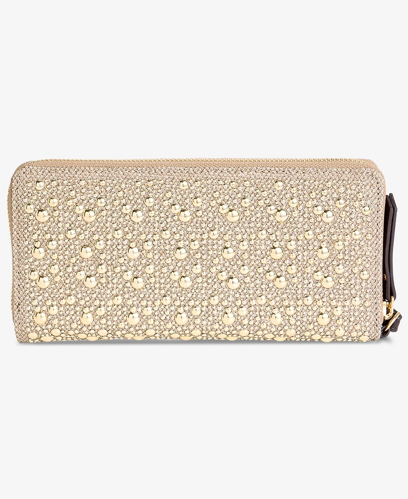 I.n.c. International Concepts Hazell Bloom Studded Zip-Around Wallet, Macy's Exclusive