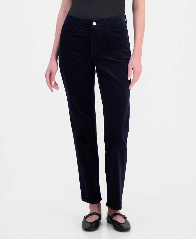 Nautica Women's Straight-Leg Corduroy Pants