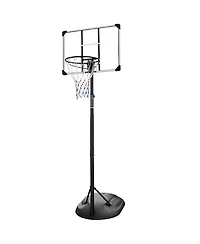 Zeny Portable Basketball Hoop System Stand Height Adjustable with Backboard and Wheels for Indoor Outdoor Goal