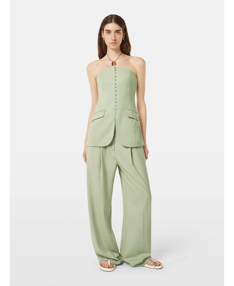 Scotch & Soda Women's Tailored Strapless Bodice Top