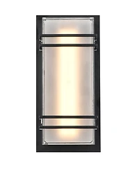 Artcraft Lighting Sausalito 11.81" Metal Horizontal Stripes Led Outdoor Wall Light