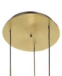 Artcraft Lighting Morning Mist 19.75" Metal 3-Light Pendant