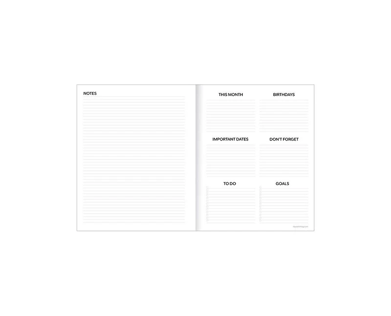 Tf Publishing Paper Goods 2027 Denim Medium Monthly Planner