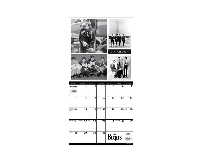 Tf Publishing Paper Goods 2027 The Beatles Mini Calendar