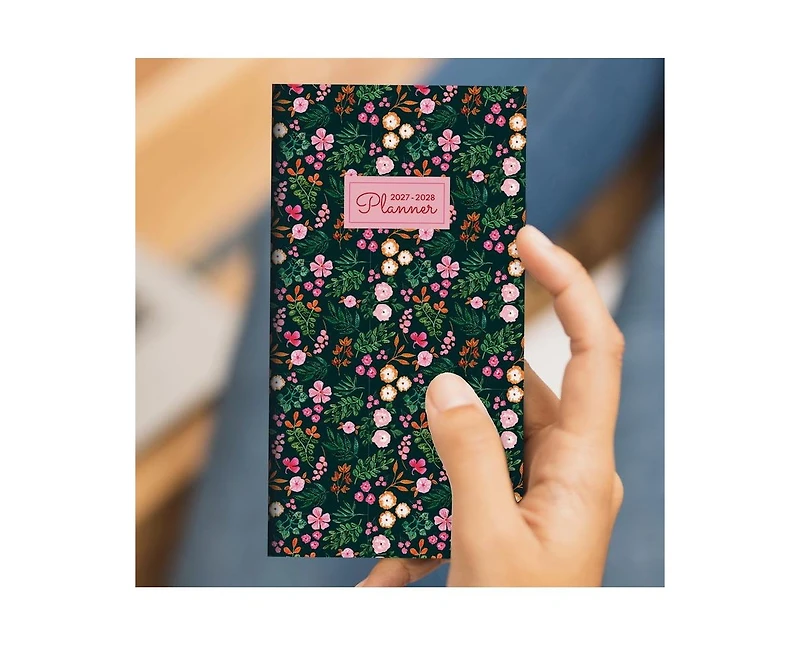 Tf Publishing Paper Goods 2027-2028 Itty Bitty Blossoms Small Monthly Pocket Planner