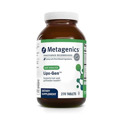 Metagenics Lipo-Gen - Lipotropic Liver and Gallbladder Support Supplement - With Vitamin B12, Choline, Inositol and Artichoke Extract