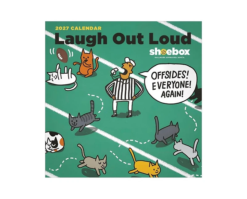 Tf Publishing Paper Goods 2027 Shoebox Laugh Out Loud Wall Calendar