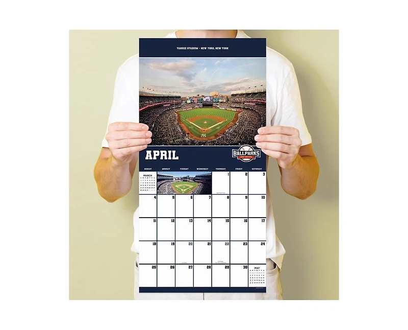 Tf Publishing Paper Goods 2027 Ballparks Wall Calendar