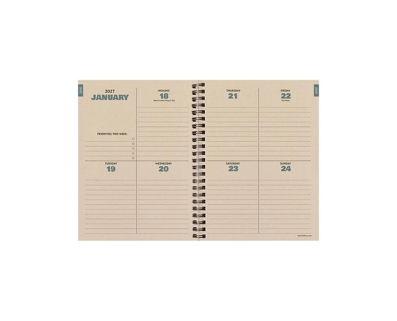 Tf Publishing Paper Goods 2027 Aztec Medium Weekly Monthly Planner