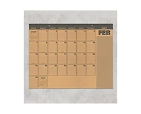 Tf Publishing Paper Goods 2027 Trail Timber Medium Desk Pad Monthly Blotter Calendar