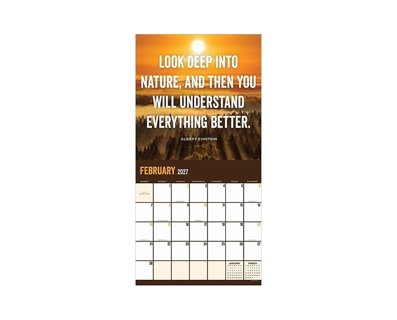 Tf Publishing Paper Goods 2027 Great Outdoors Wall Calendar