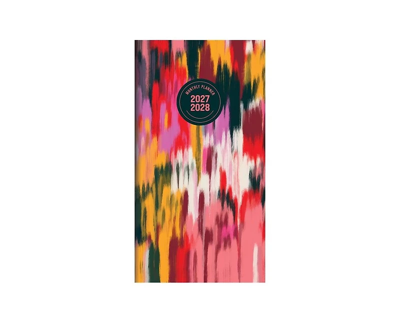 Tf Publishing Paper Goods 2027-2028 Paint Streak Small Monthly Pocket Planner