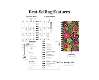 Tf Publishing Paper Goods 2027 Funk and Floral Small Weekly Monthly Planner