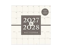 Tf Publishing Paper Goods 2027 2 Year Grid Wall Calendar