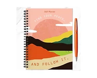Tf Publishing Paper Goods 2027 Mahogany Medium Weekly Monthly Planner