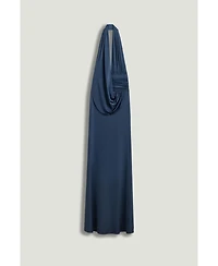 Nocturne Women's Draped Halter Neck Maxi Dress
