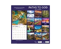 Tf Publishing Paper Goods 2027 Paths to God Wall Calendar