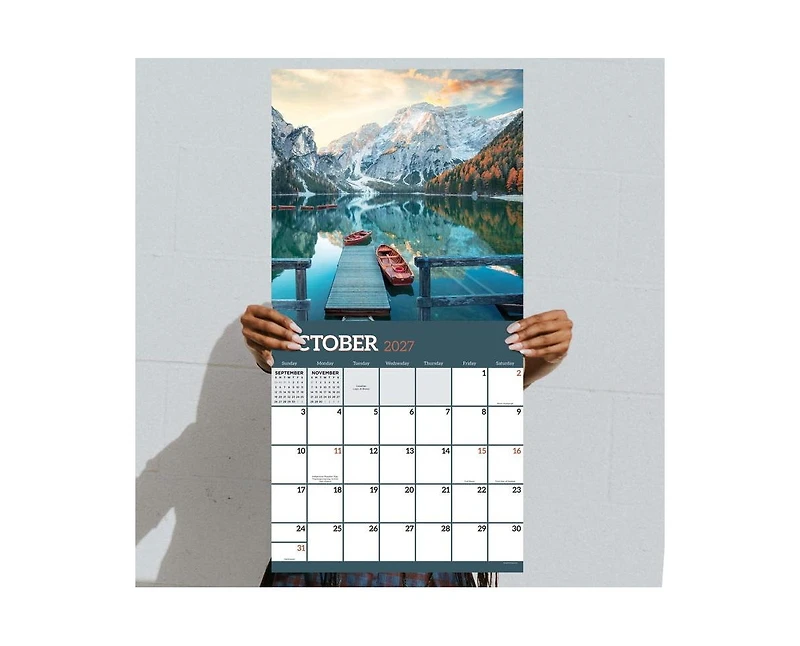 Tf Publishing Paper Goods 2027 Italy Wall Calendar