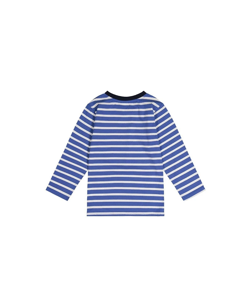 Deux par Little Boys 6- 12 Long Sleeve T-Shirt Stripes