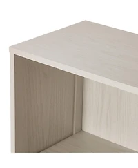 Flynama 68.3 Inch White 5-Tier Wide Anti-Tip Freestanding Open Bookshelf