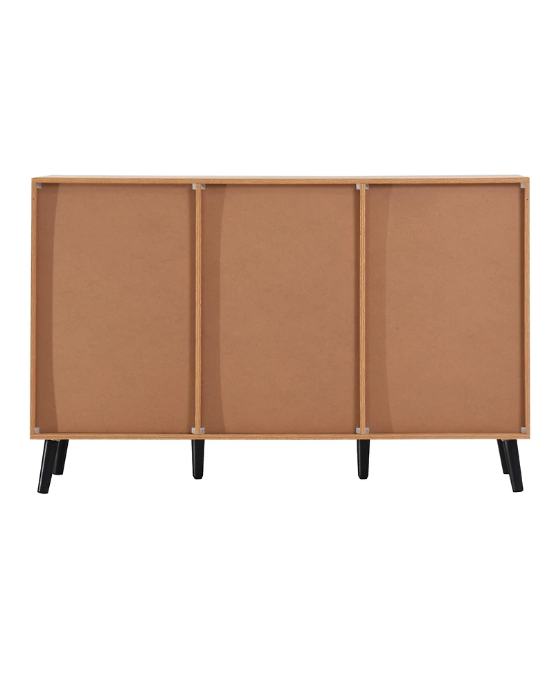Flynama Sideboard Buffet Cabinet with 3 Drawers