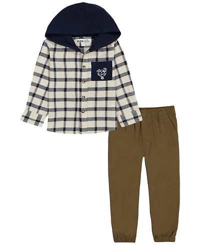Kids Headquarters Toddler Boys' 2T-5T Long-Sleeve Hoodie and Pants, 2-Piece Set