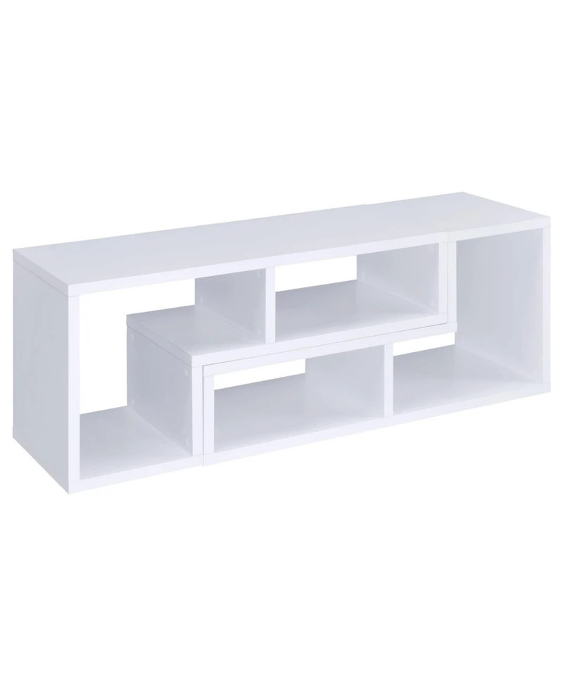Flynama Multi-purpose Convertible Bookcase L-Shaped Combined Storage Tv Cabinet