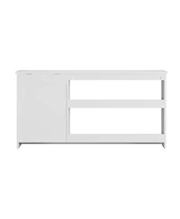 Flynama 3-in-1 Kids Bookshelf and Toy Storage Cabinet with Chalkboard
