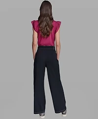 Karl Lagerfeld Paris Women's Pull-On Jersey Pants
